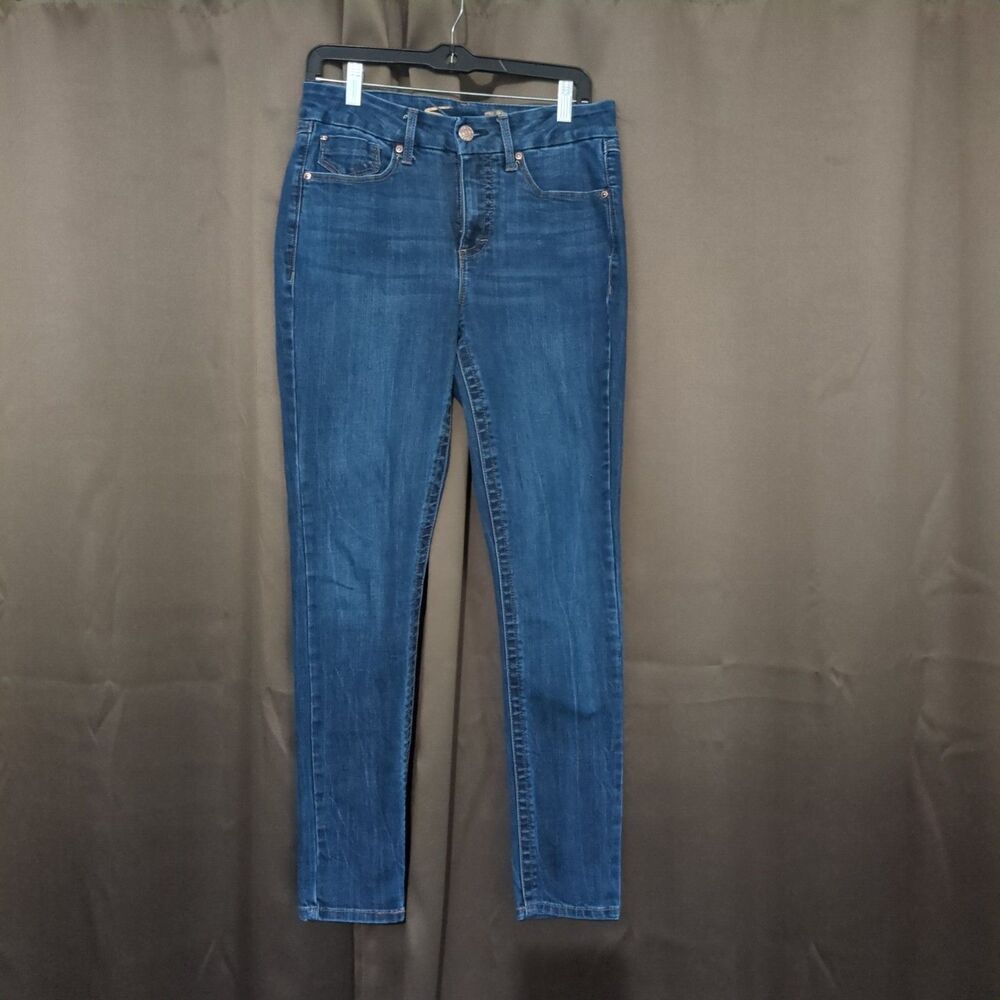Seven7 Women’s Tummy Less High Rise Stretch Skinny Ankle Jeans Size 8